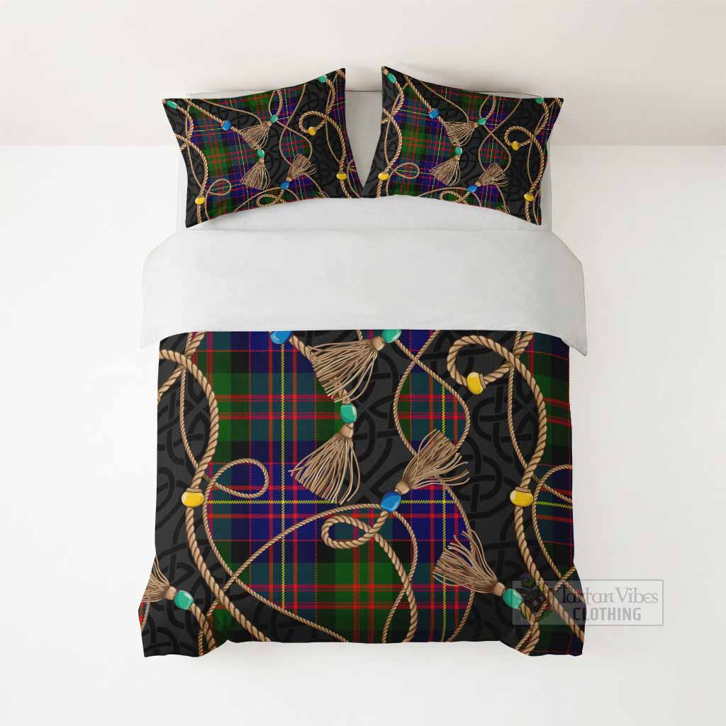 Chalmers Scottish Tartan Twisted Ropes Stylized Bedding Set - Tartan Vibes Clothing