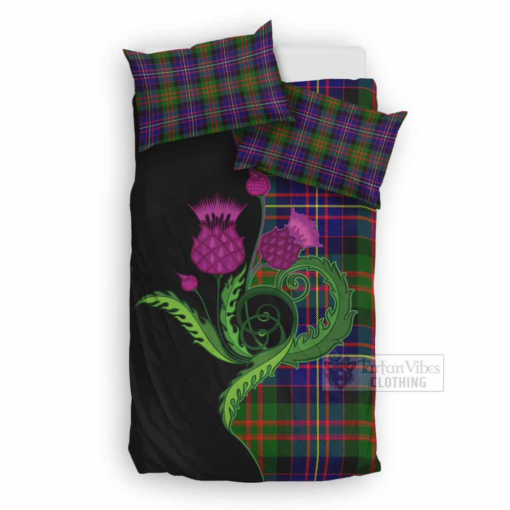 Chalmers Tartan Bedding Set Traditional Scottish Thistle UK Bedding Set UK Double 79*79 inch - Tartan Vibes Clothing