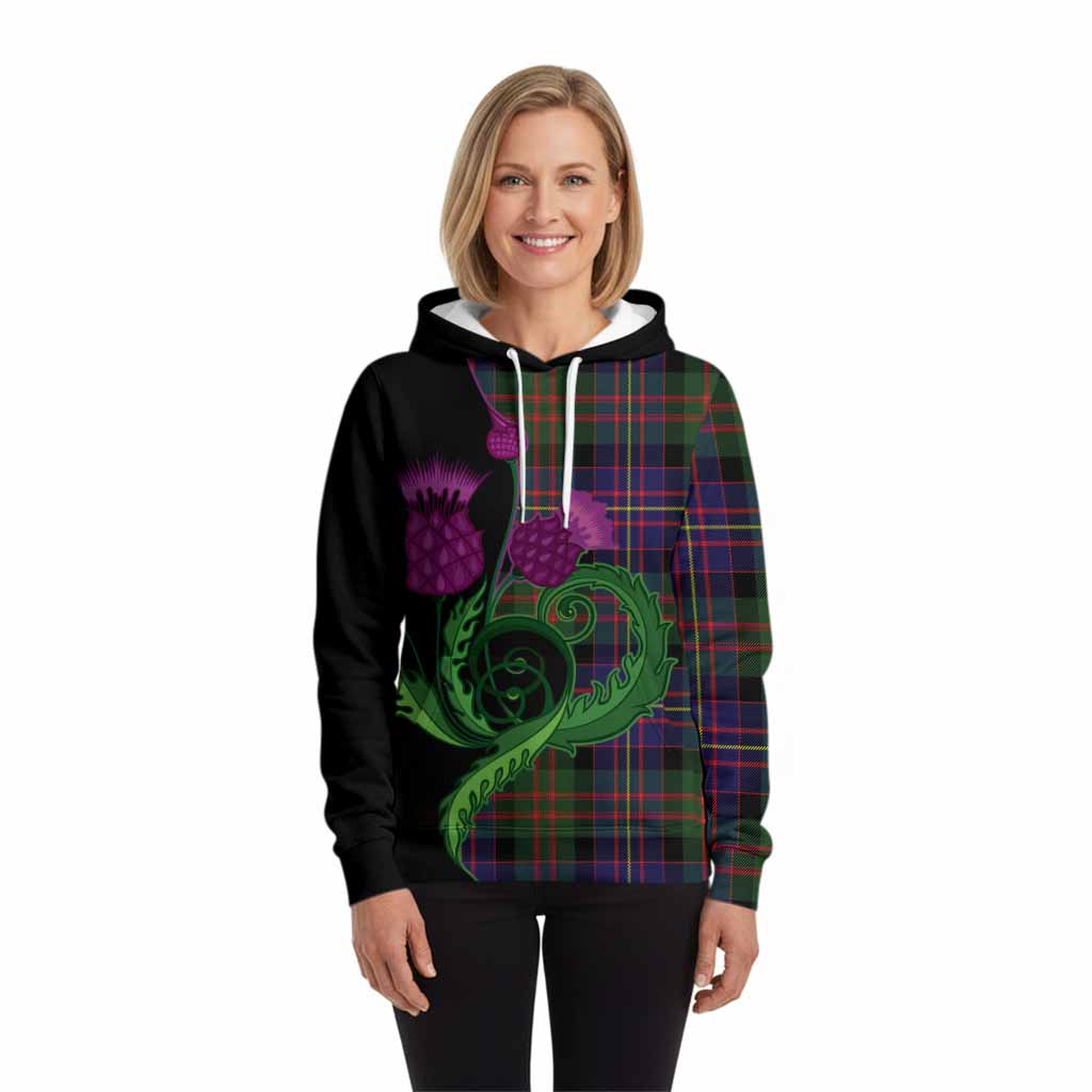 Chalmers Tartan Hoodie Traditional Scottish Thistle