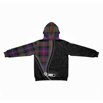 Chalmers Tartan Kid Hoodie New Zealand Pattern Unique Zipper Stylized