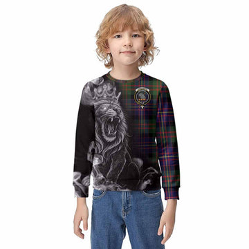 Chalmers Tartan Kid Knitted Sweatshirt Roaring Lion Heritage