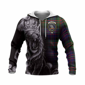 Chalmers Tartan Knitted Hoodie Roaring Lion Heritage