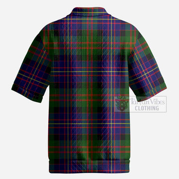 Chalmers Tartan Men’s Polo Sweater Top with Family Crest