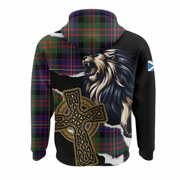 Chalmers Tartan Scottish Hoodie Lion Celtic Heritage