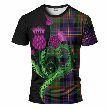 Chalmers Tartan T-Shirt Traditional Scottish Thistle