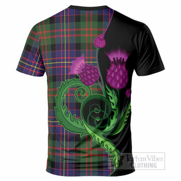 Chalmers Tartan T-Shirt Traditional Scottish Thistle