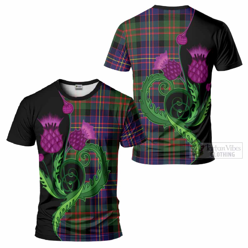 Chalmers Tartan T-Shirt Traditional Scottish Thistle