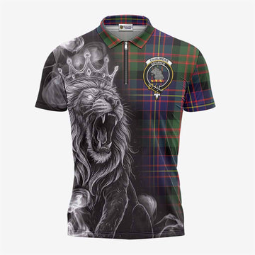 Chalmers Tartan Zipper Polo Shirt Roaring Lion Heritage