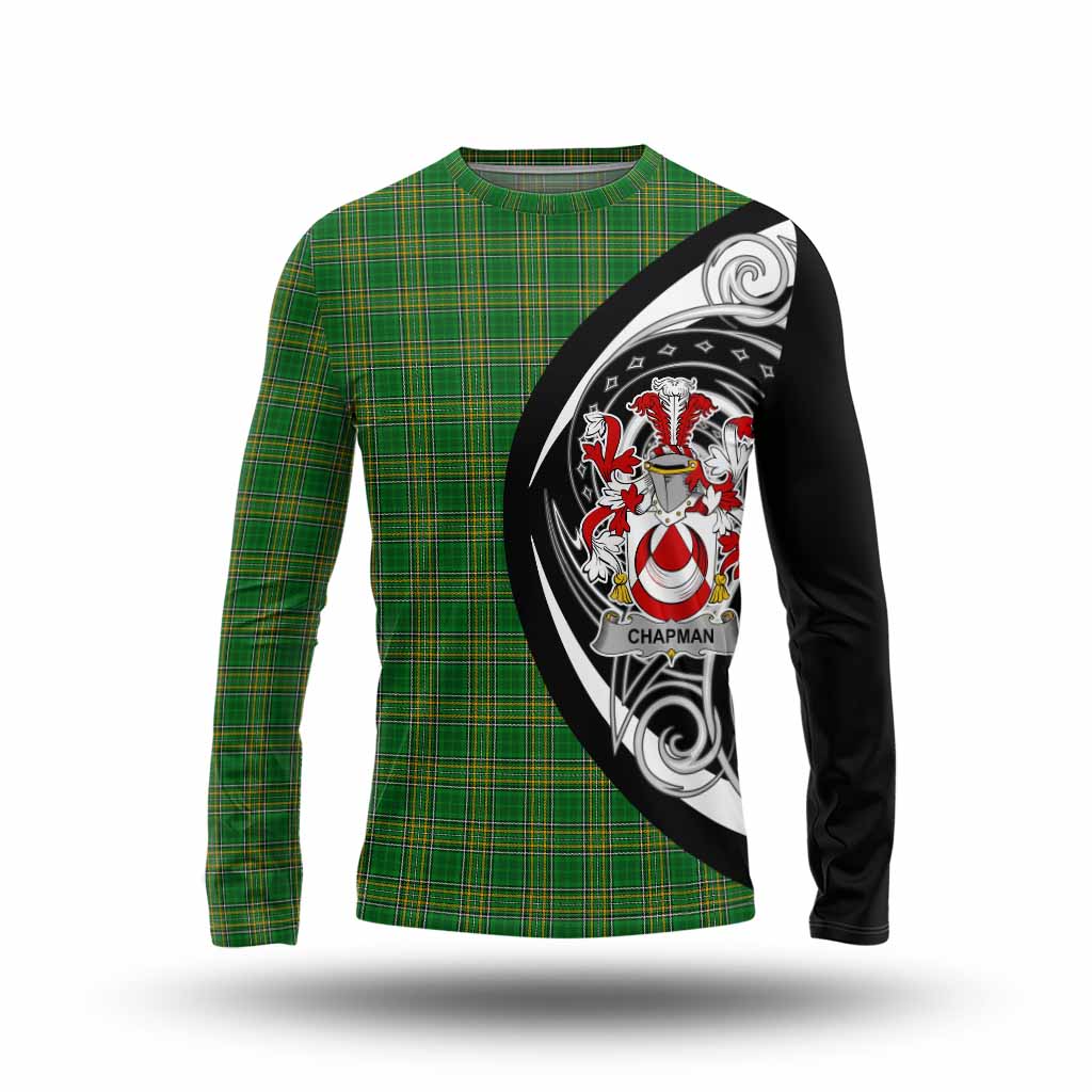 Chapman Irish Clan Long Sleeve T-Shirt Celtic Circle Style Unisex - Tartan Vibes Clothing
