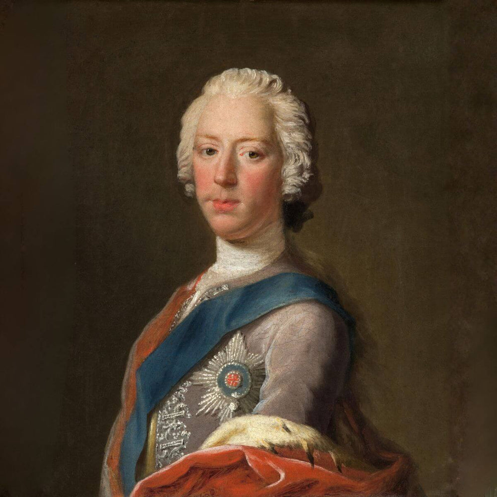 Portrait of Charles Edward Stuart painted in late 1745 during the Jacobite Rising