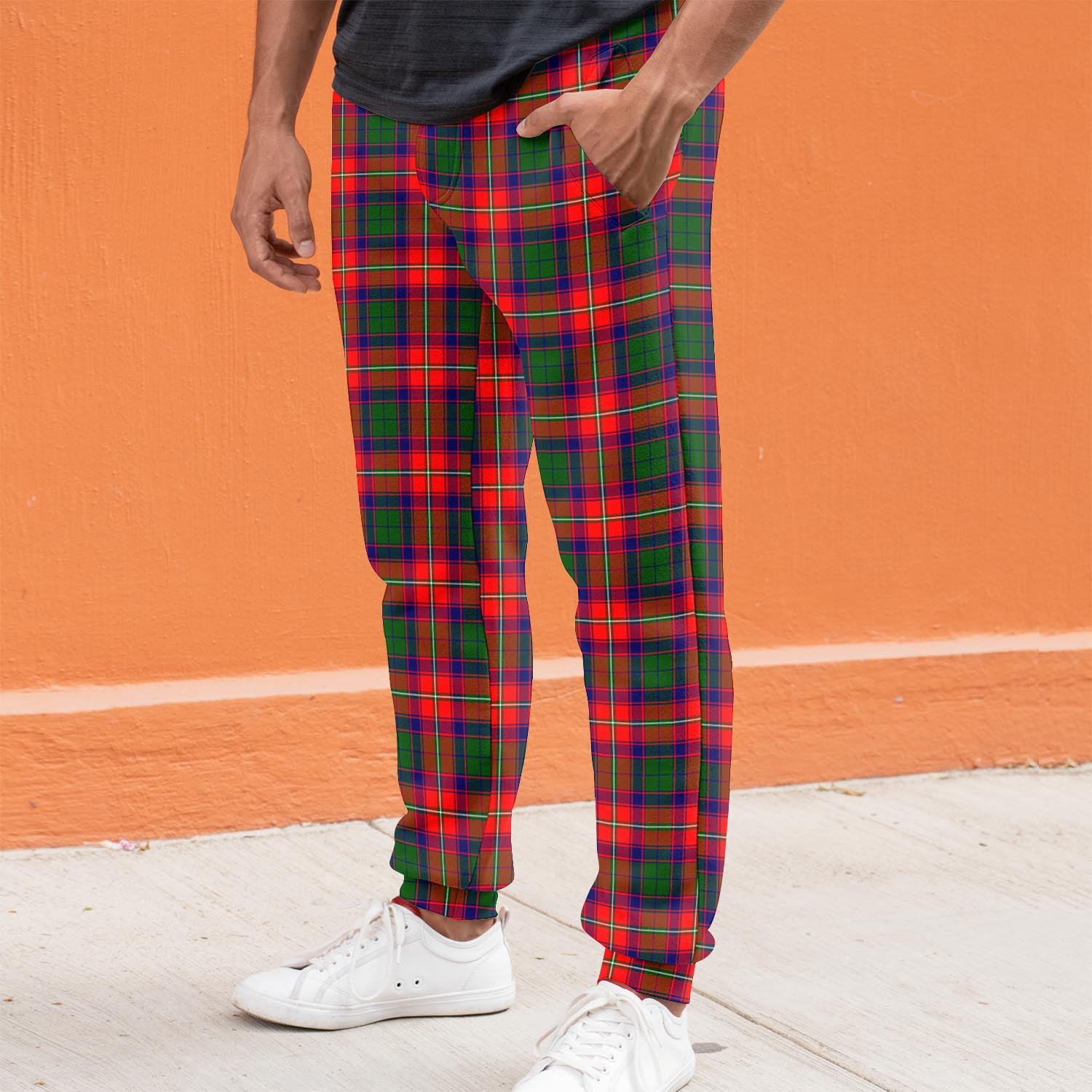 Charteris Tartan Joggers Pants S - Tartan Vibes Clothing