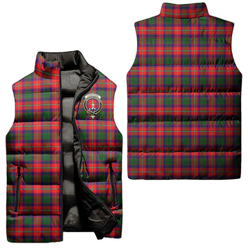 Charteris Tartan Sleeveless Puffer Jacket with Family Crest