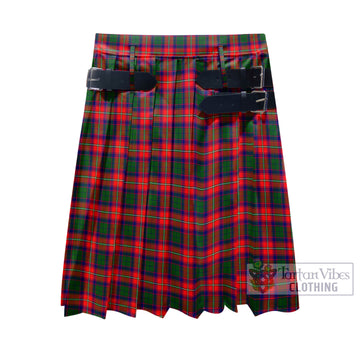 Charteris Tartan Men's Pleated Skirt - Fashion Casual Retro Scottish Kilt Style