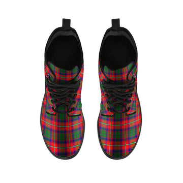 Charteris Tartan Leather Boots