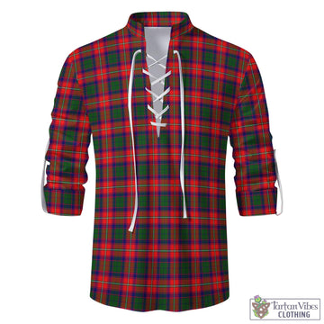 Charteris Tartan Men's Scottish Traditional Jacobite Ghillie Kilt Shirt