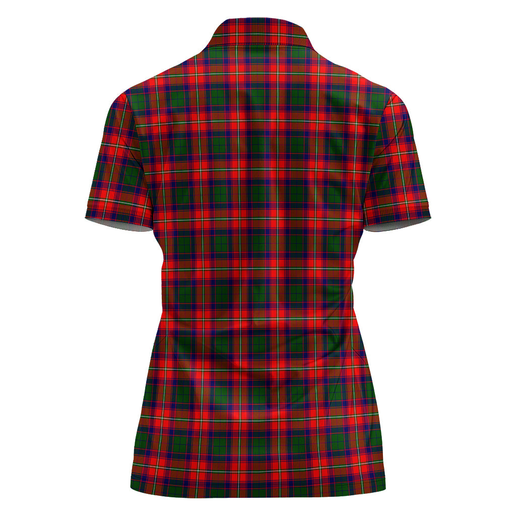 charteris-tartan-polo-shirt-with-family-crest-for-women