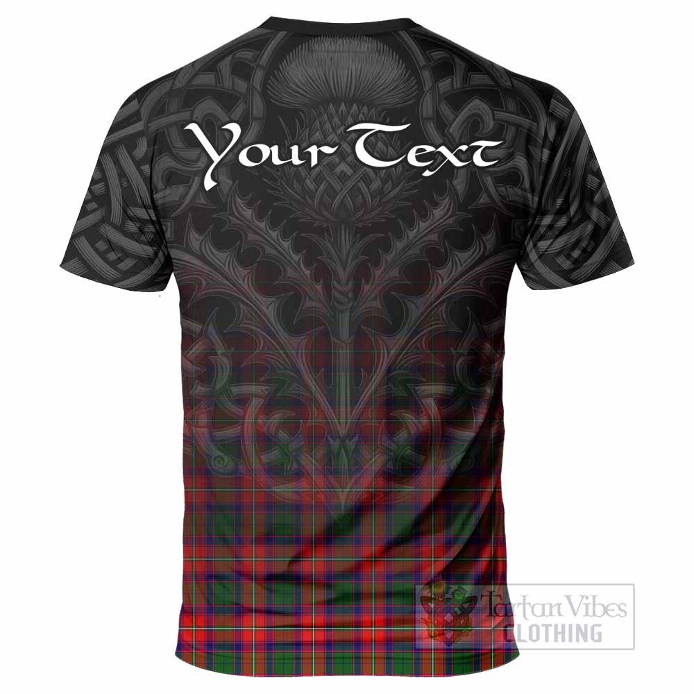 Tartan Vibes Clothing Charteris Tartan T-Shirt with Family Crest Celtic Thistle Vibes