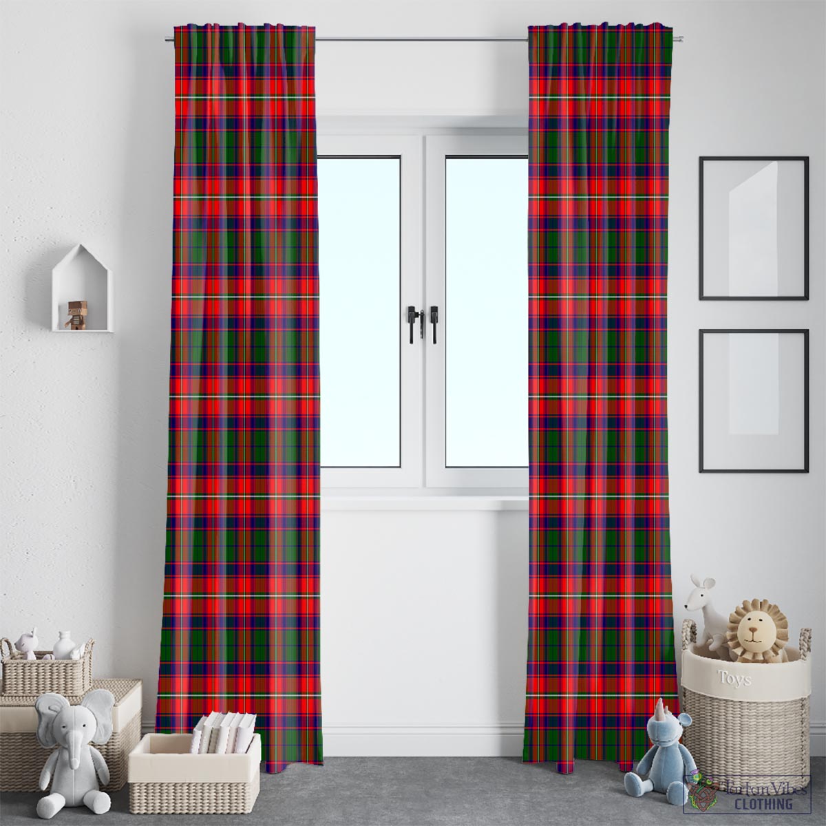 Charteris Tartan Window Curtain