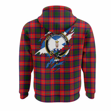 Charteris Clan Crest In Me Tartan Hoodie Scotland Flag Style
