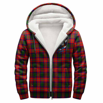 Charteris Clan Crest In Me Tartan Sherpa Hoodie Scotland Flag Style