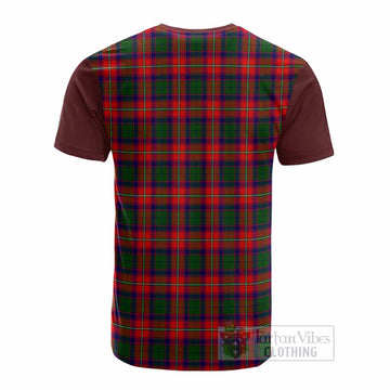Charteris Tartan Accent Cotton T-shirt with Family Crest