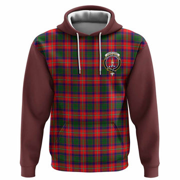 Charteris Tartan Accent Hoodie with Family Crest