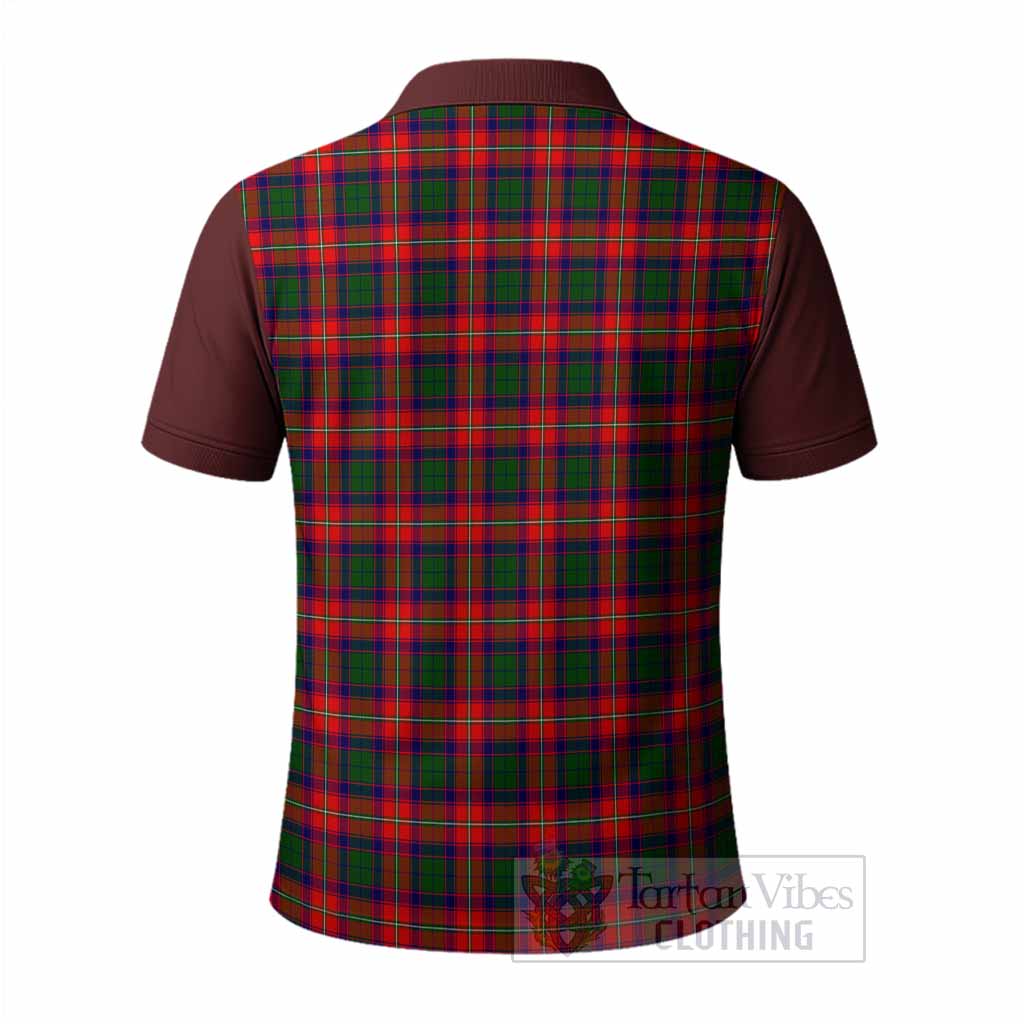 Charteris Tartan Accent Polo Shirt with Family Crest