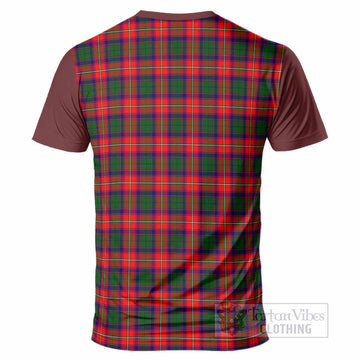 Charteris Tartan Accent T-Shirt with Family Crest