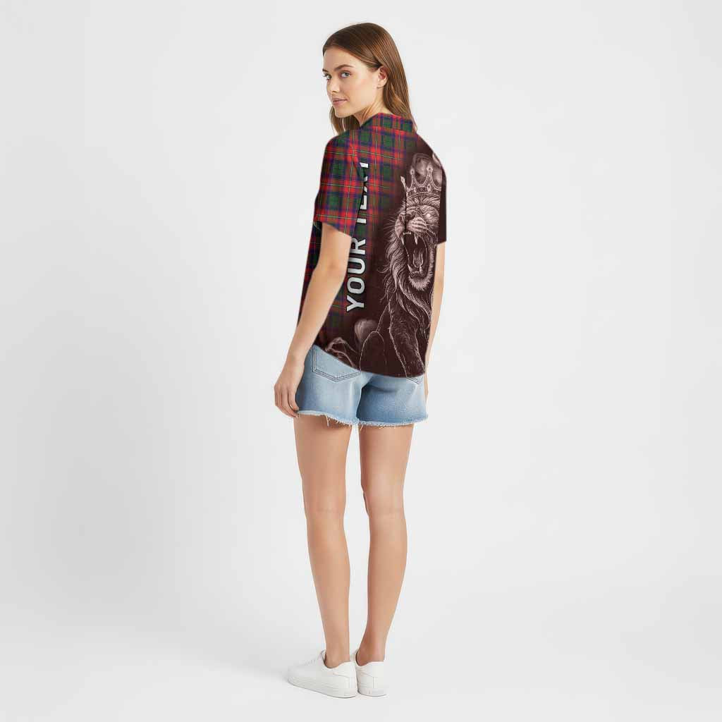 Charteris Tartan Cotton Hawaiian Shirt Roaring Lion Heritage