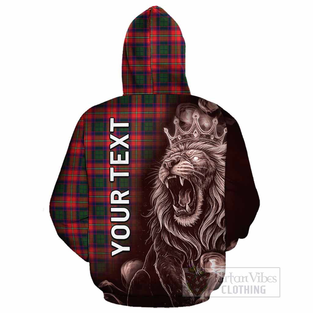 Charteris Tartan Cotton Hoodie Roaring Lion Heritage