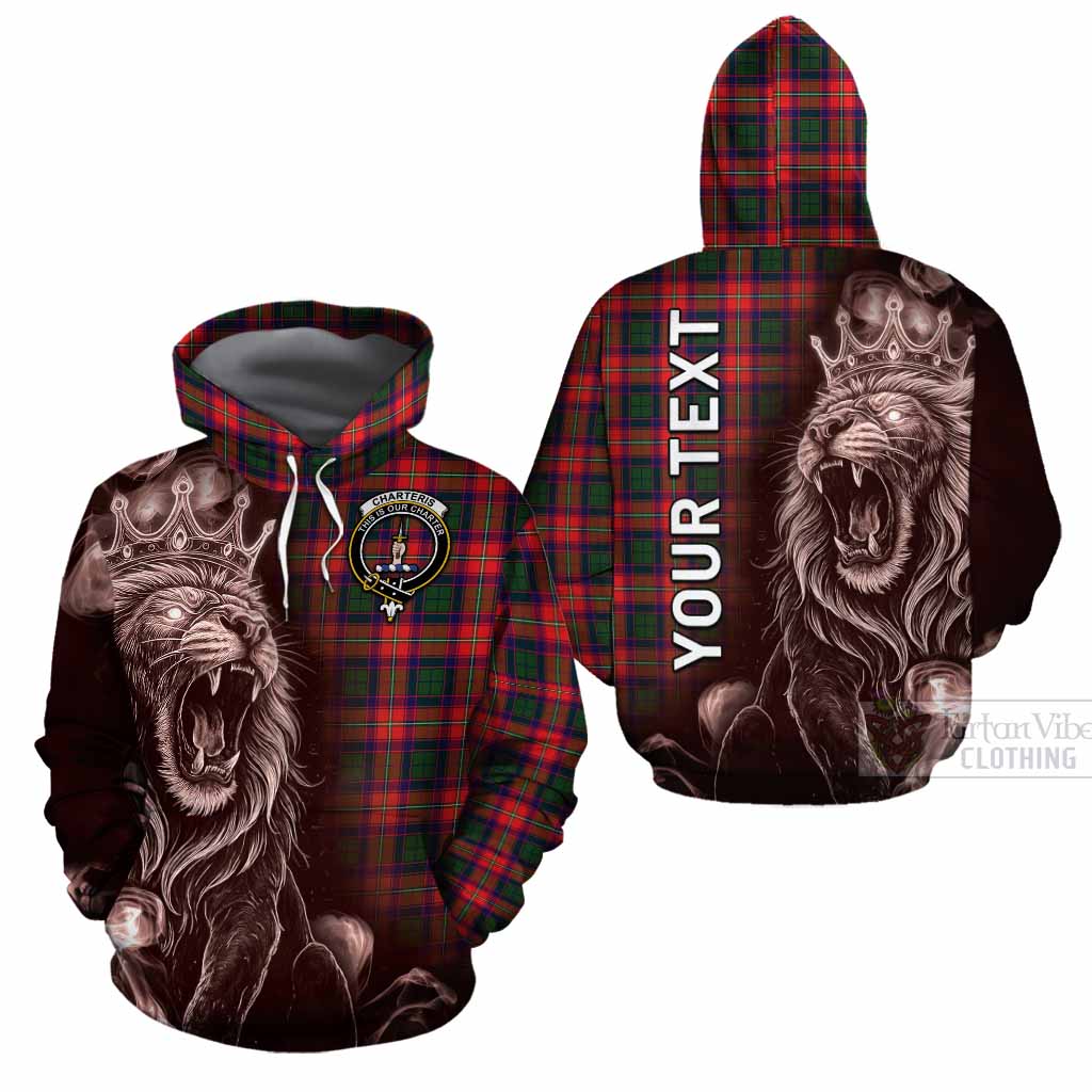 Charteris Tartan Cotton Hoodie Roaring Lion Heritage
