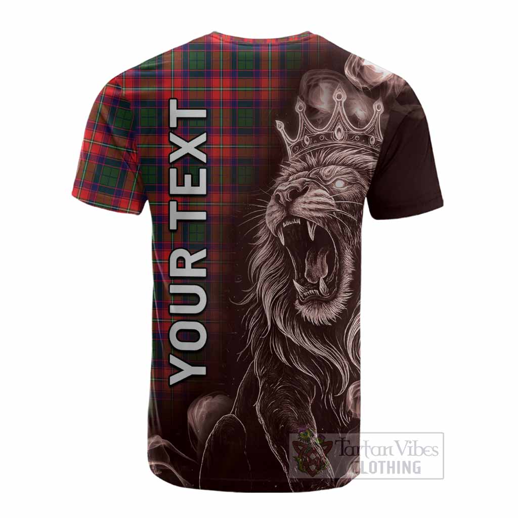Charteris Tartan Cotton T-shirt Roaring Lion Heritage