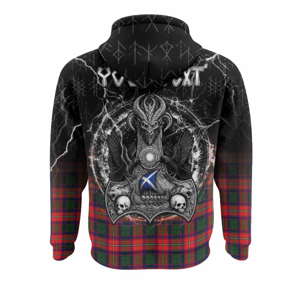 Charteris Tartan Crest Hoodie Celtic Odin's Raven Legacy