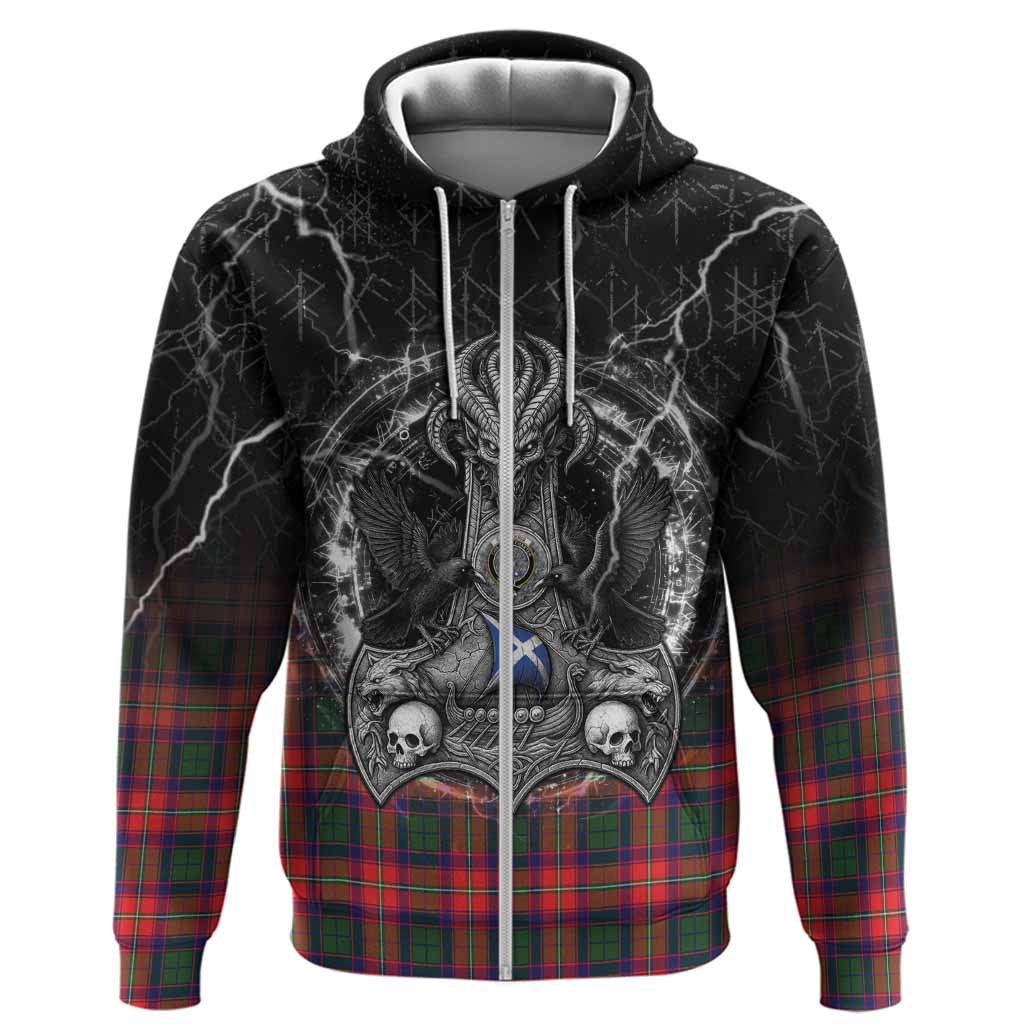 Charteris Tartan Crest Hoodie Celtic Odin's Raven Legacy