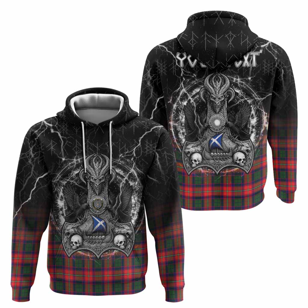 Charteris Tartan Crest Hoodie Celtic Odin's Raven Legacy