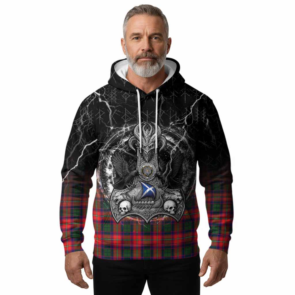 Charteris Tartan Crest Hoodie Celtic Odin's Raven Legacy