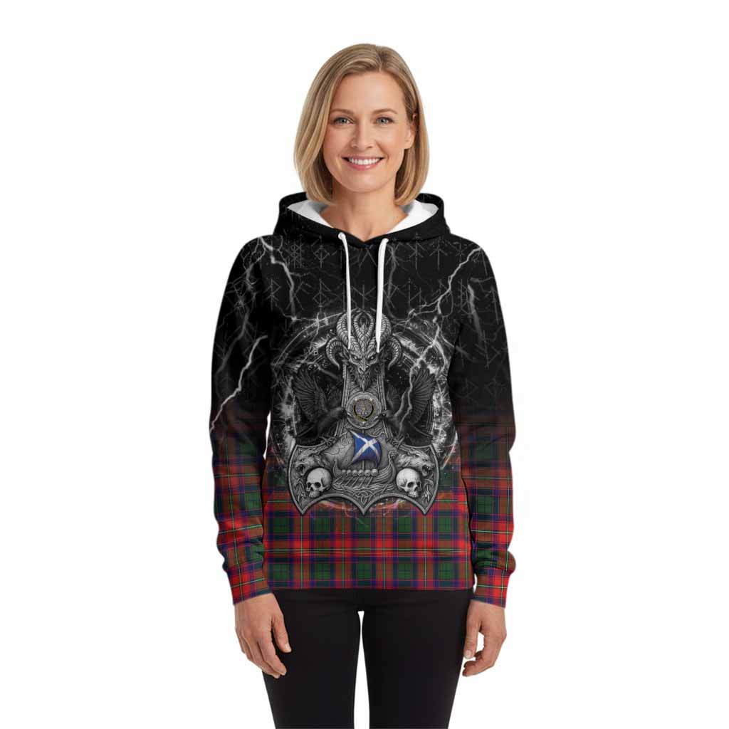 Charteris Tartan Crest Hoodie Celtic Odin's Raven Legacy