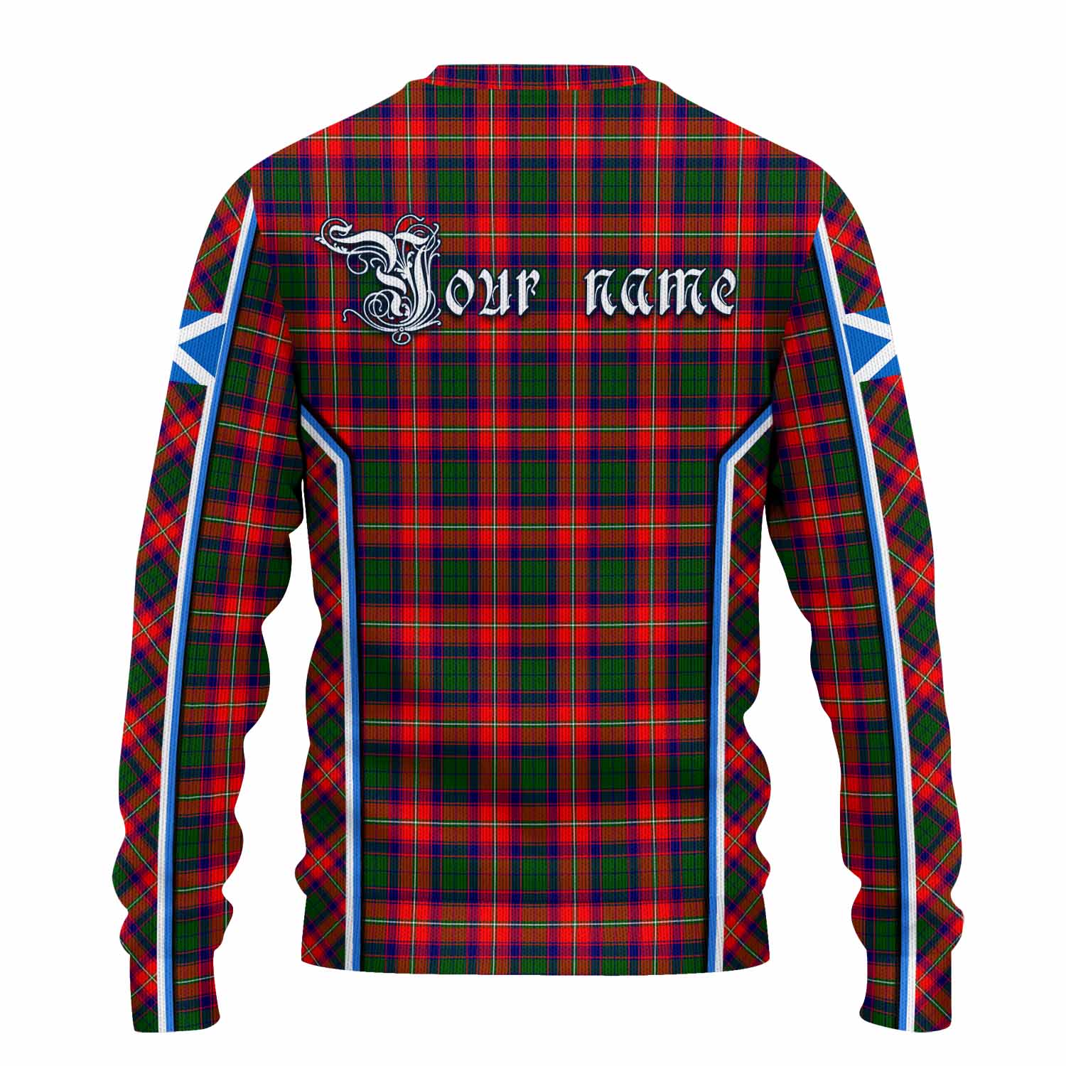 Charteris Tartan Crest Knitted Sweater Scotland Coat of Arm Flag Style - Tartan Vibes Clothing