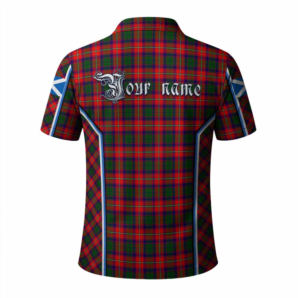 Charteris Tartan Crest Polo Shirt Scotland Coat of Arm Flag Style - Tartan Vibes Clothing
