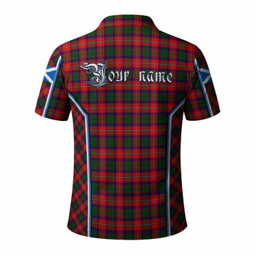 Charteris Tartan Crest Polo Shirt Scotland Coat of Arm Flag Style - Tartan Vibes Clothing