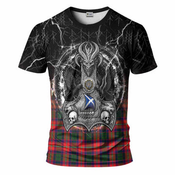 Charteris Tartan Crest T-Shirt Celtic Odin's Raven Legacy