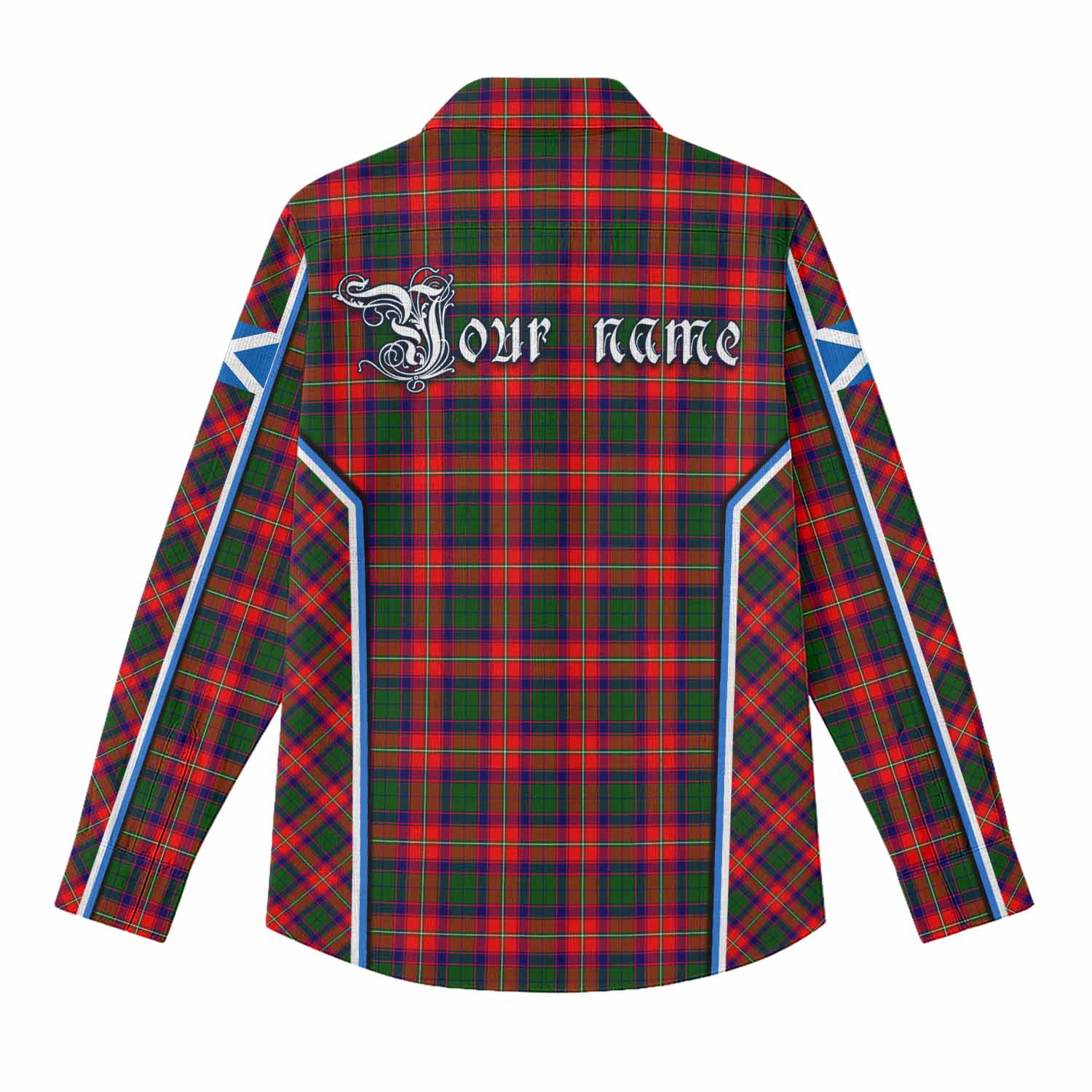 Charteris Tartan Crest Women Casual Shirt Scotland Coat of Arm Flag Style - Tartan Vibes Clothing