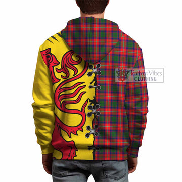 Charteris Tartan Family Crest Hoodie Lion Rampant Honor