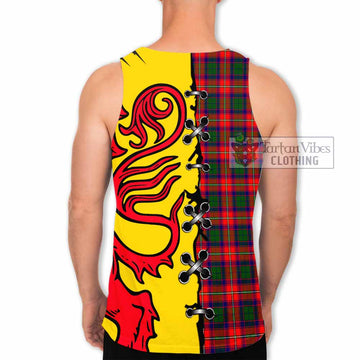 Charteris Tartan Family Crest Men Tank Top Lion Rampant Honor - Tartan Vibes Clothing