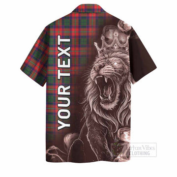 Charteris Tartan Hawaiian Shirt Roaring Lion Heritage