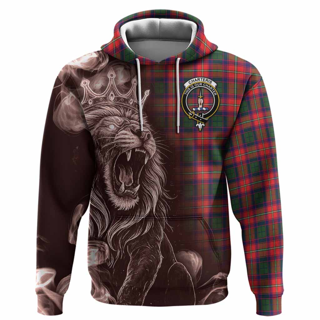 Charteris Tartan Hoodie Roaring Lion Heritage
