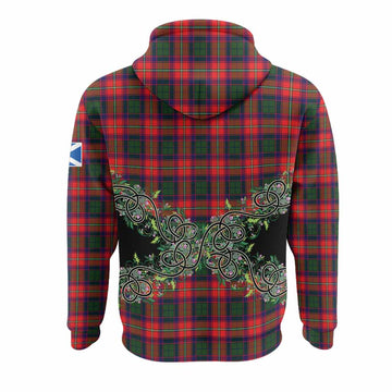 Charteris Tartan Hoodie Thistle Scottish Spirit