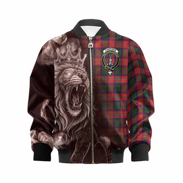 Charteris Tartan Kid Bomber Jacket Roaring Lion Heritage