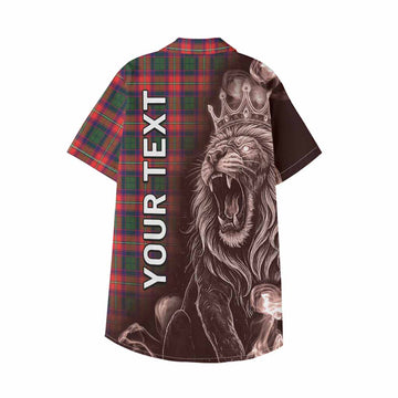 Charteris Tartan Kid Hawaiian Shirt Roaring Lion Heritage