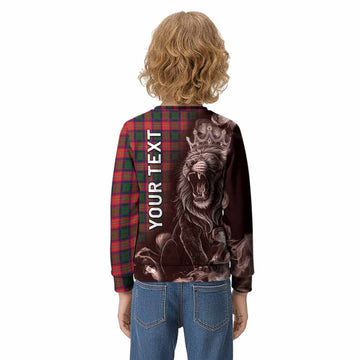 Charteris Tartan Kid Knitted Sweatshirt Roaring Lion Heritage